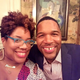 Good Morning America’s Michael Strahan with moi (Danielle Belton/The Root)